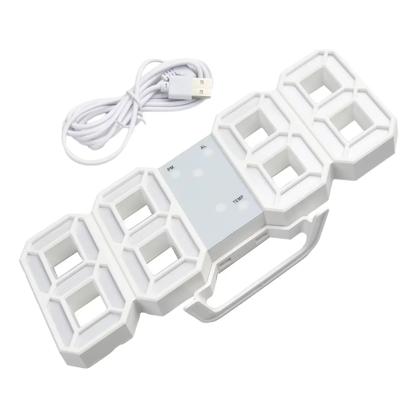 GlowDigit™ 3D LED Wall Clock – Modern Time, Bold Style