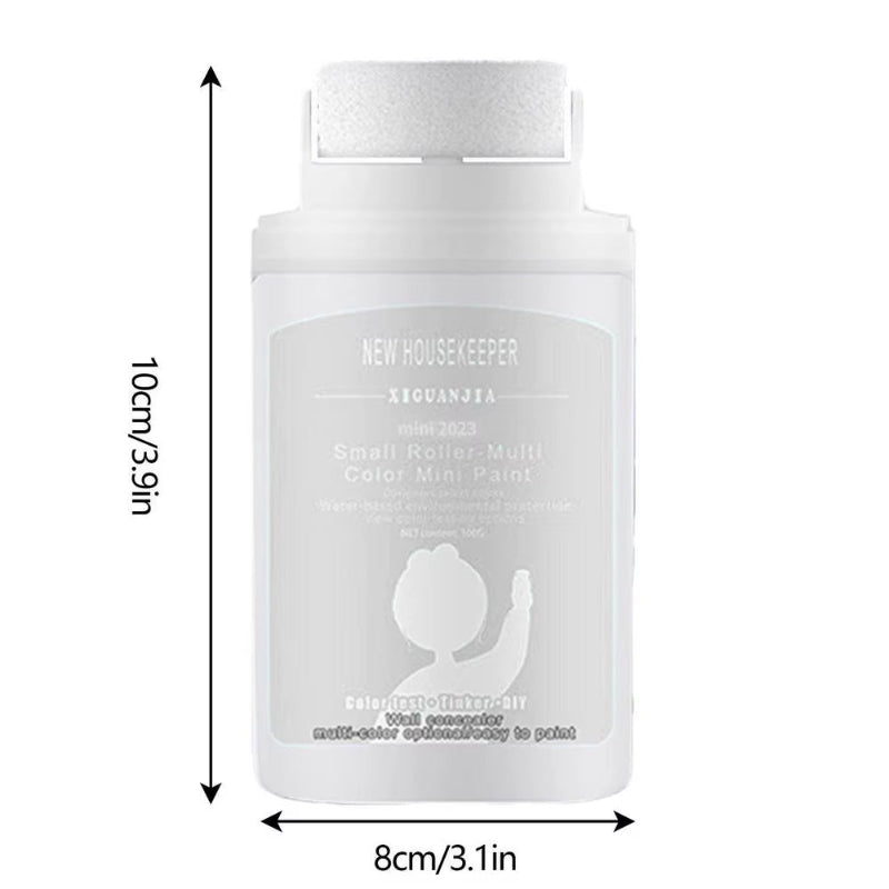 WallFix™ Mini Rolling Paint Brush – DIY Wall Repair Tool for Quick Mark & Graffiti Coverage