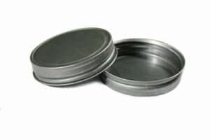 Pewter Lids For Mason Jars - Pack Of 12-1