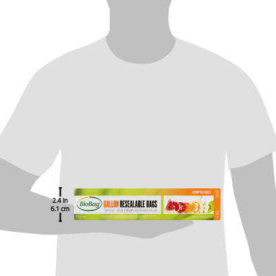 BIOBAG GALLON RESEAL BAG ( 12 X 15 CT   )-6